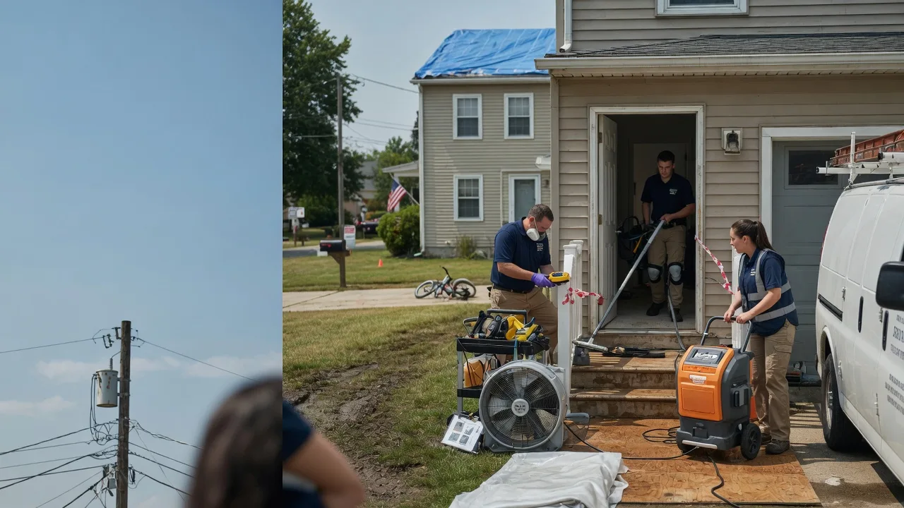 Water Damage Repair in Hebron, IN near me
